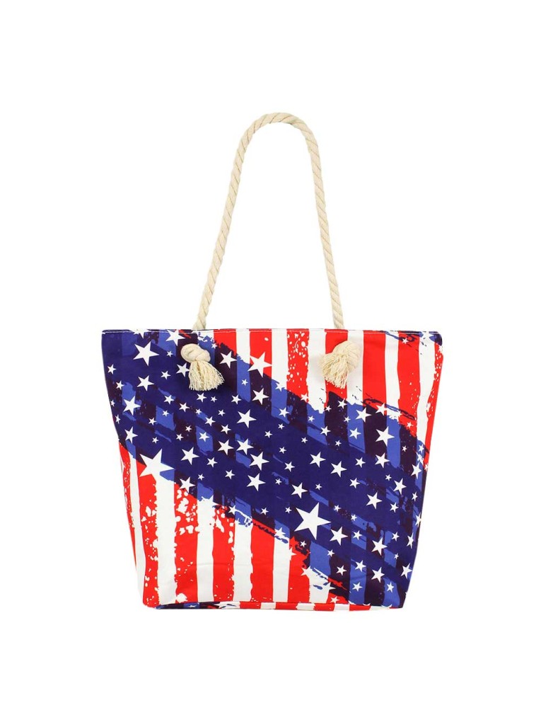 Stylish Patriotic Tote Bag
