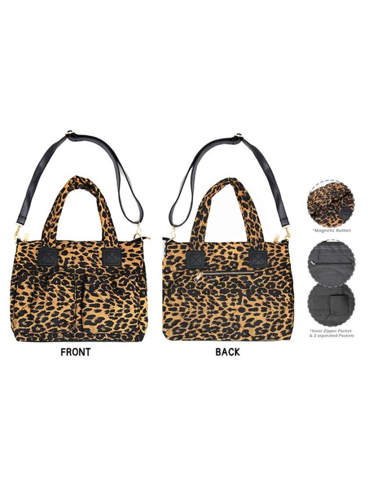 Stylish Leopard Print Shoulder Bag
