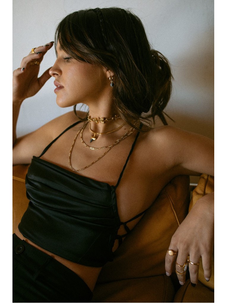 Elegant Golden Charm Necklace