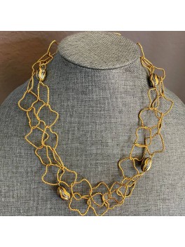 Elegant Twisted Rope Necklace