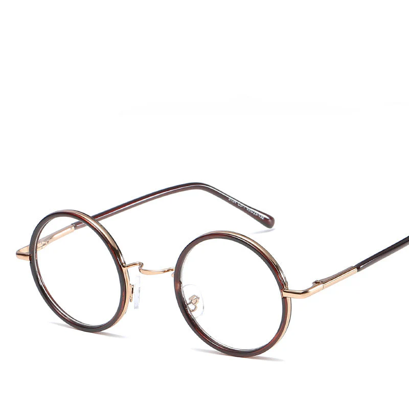Classic Round Metal Frame Glasses