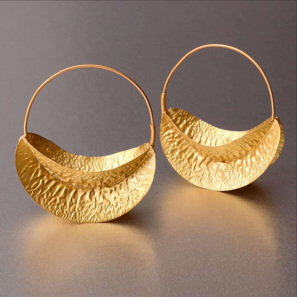 Braided Moonlight Hoops