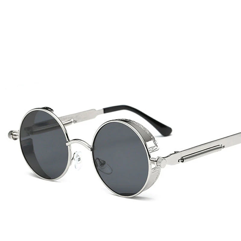 Retro Round Frame Sunglasses