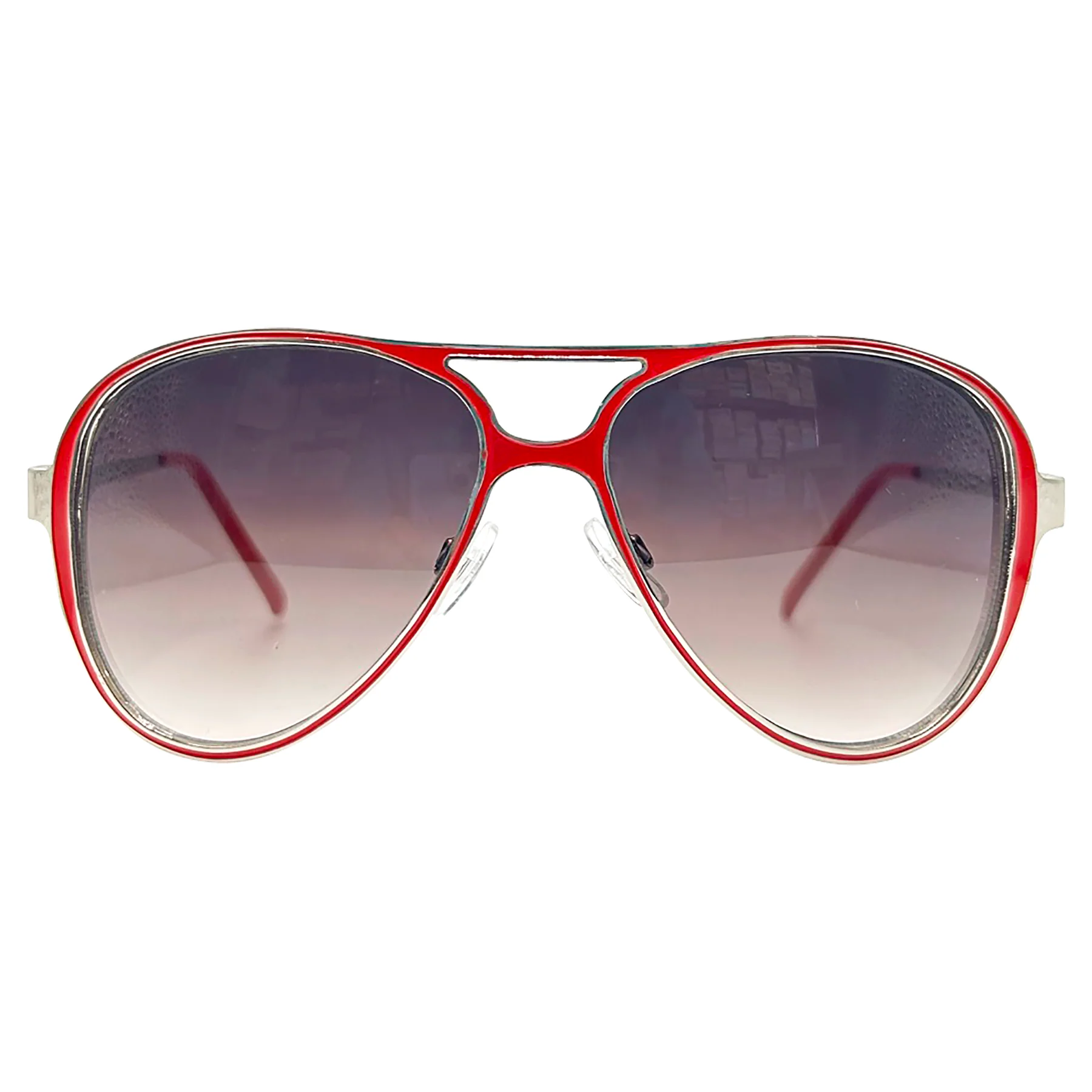 Modern Red Frame Glasses