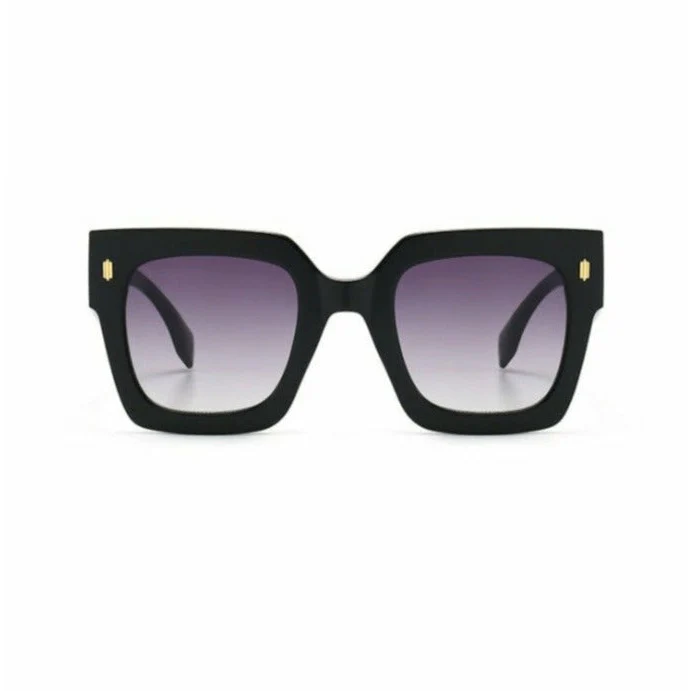 Chic Azure Square Sunglasses